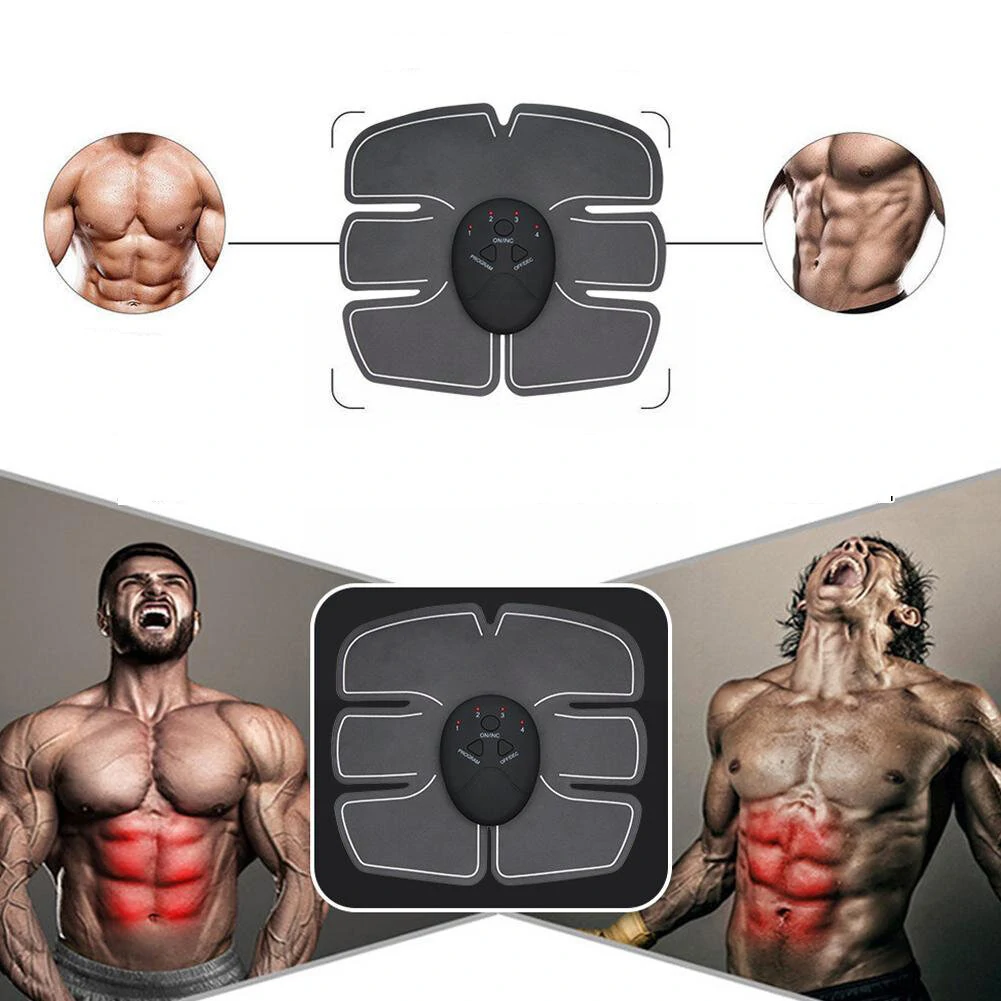 (image for) Six-pack Abdominal Fitness Instrument Muscle Machine Slimming Belly Smart Fitness Equipment for Home Outdoor